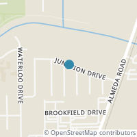 Map location of 14407 Moreno Ave, Houston TX 77045