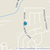 Map location of 13023 Regal Oaks Bend Lane, Houston, TX 77047