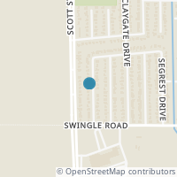 Map location of 12902 Southbridge Rd, Houston TX 77047