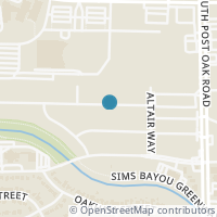 Map location of 5731 Darlinghurst Drive, Houston, TX 77085