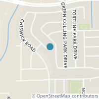 Map location of 11866 Red Hummingbird Drive, Houston, TX 77047