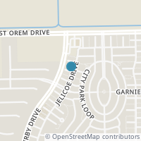 Map location of 11738 Jelicoe Drive, Houston, TX 77047