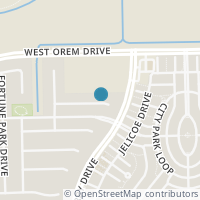 Map location of 1722 Kessler Park Court, Houston, TX 77047