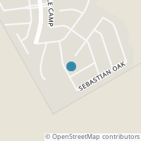 Map location of 20206 Hillbrook Park, San Antonio TX 78259