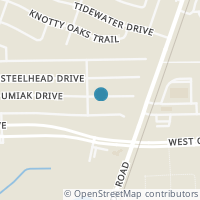 Map location of 2703 Umiak Drive, Houston, TX 77045