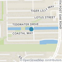 Map location of 5622 Coastal Way, Houston TX 77085