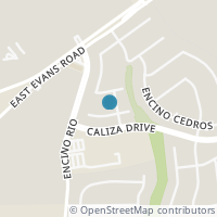 Map location of 2823 Encino Frst, San Antonio TX 78259