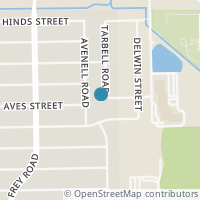 Map location of 8314 Tarbell Road, Houston, TX 77034