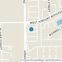 Map location of 4418 Santorini Ln, Houston TX 77045