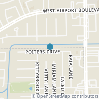 Map location of 7726 Poitiers Dr, Houston TX 77071