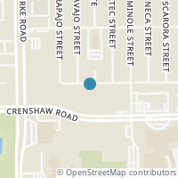 Map location of 4226 Iroquois Dr, Pasadena TX 77504