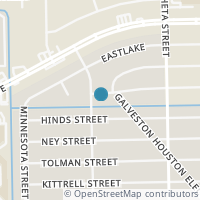 Map location of 926 Gilpin St, Houston TX 77034