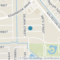 Map location of 339 Arvana Street, Houston, TX 77034