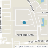 Map location of 8302 Frontenac Dr, Houston TX 77071