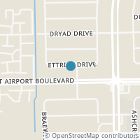 Map location of 6007 Ettrick Drive, Houston, TX 77035