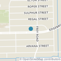 Map location of 619 Edgebrook Drive, Houston, TX 77034
