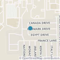 Map location of 6022 Denmark Drive, Pasadena, TX 77505