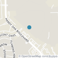 Map location of 21931 Caprock Cyn, San Antonio TX 78258