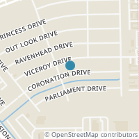 Map location of 211 Coronation Drive, Houston, TX 77034