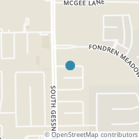 Map location of 8523 Dawnridge Dr #2813, Houston TX 77071