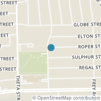 Map location of 674 Roper Street, Houston, TX 77034