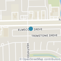 Map location of 6706 Elmscott Drive, Pasadena, TX 77505