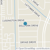 Map location of 6018 Dellfern Drive, Houston, TX 77035
