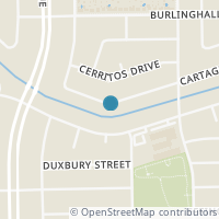 Map location of 5755 Cartagena Street, Houston, TX 77035