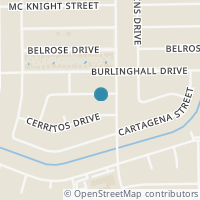Map location of 5711 Capello Dr, Houston TX 77035