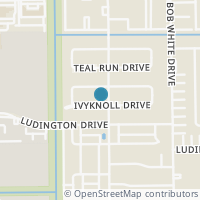 Map location of 6406 Ivyknoll Dr, Houston TX 77035