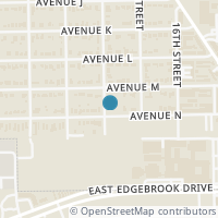 Map location of 1401 Avenue N, South Houston TX 77587