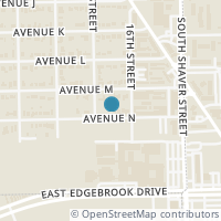 Map location of 1407 Avenue N, South Houston TX 77587