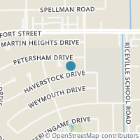 Map location of 8902 Haverstock Dr, Houston TX 77031