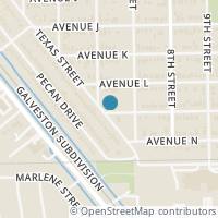 Map location of 603 Avenue M, South Houston, TX 77587