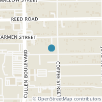 Map location of 4749 Wilmington St, Houston TX 77033