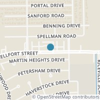 Map location of 9200 W Bellfort Avenue #4, Houston, TX 77031