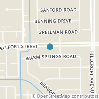 Map location of 6015 W Bellfort Street, Houston, TX 77035