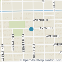 Map location of 1014 Avenue I, South Houston, TX 77587
