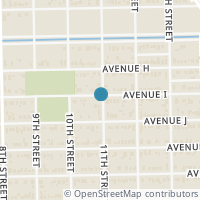 Map location of 904 11th Street, South Houston, TX 77587