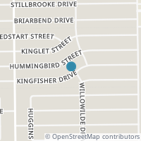 Map location of 4518 Kingfisher Dr, Houston TX 77035