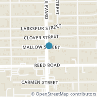 Map location of 4825 Mallow Street, Houston, TX 77033