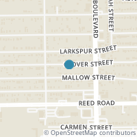 Map location of 4634 Clover Street, Houston, TX 77051