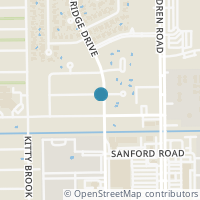 Map location of 7703 Claridge Drive, Houston, TX 77071
