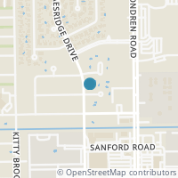 Map location of 7618 Claridge Drive, Houston, TX 77071