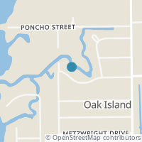 Map location of 105 Oak Island Dr, Anahuac TX 77514
