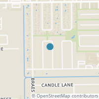Map location of 10830 Villa Lea Lane, Houston, TX 77071