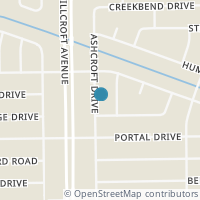 Map location of 10903 Ashcroft Drive, Houston, TX 77096