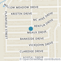 Map location of 9302 Meaux Dr, Houston TX 77031