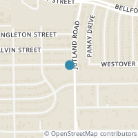 Map location of 4938 Brinkley St, Houston TX 77033