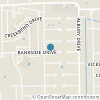 Map location of 6222 Bankside Drive, Houston, TX 77096